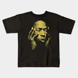 Yellow Miles Davis Music Kids T-Shirt